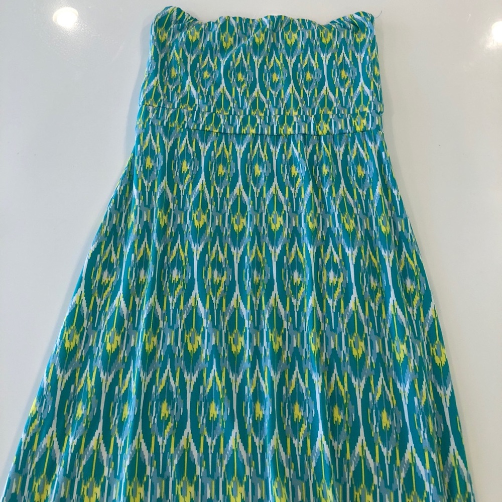 All for Color Strapless Maxi Dress size M